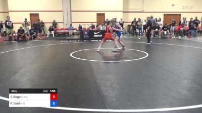 48 kg Cons 16 #1 - Takoda Boger, Sanderson Wrestling Academy vs Porter Dahl, MCB Wrestling