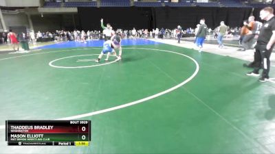 138 lbs Semifinal - Mason Elliott, Mat Demon Wrestling Club vs Thaddeus Bradley, Washington