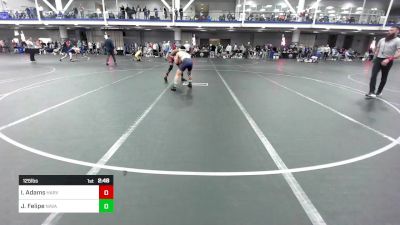 125 lbs Consi Of 16 #2 - Isaiah Adams, Harvard vs Jaden Felipe, Naval Academy