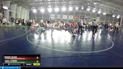 58 lbs 1st Place Match - Ezra Harris, Sanderson Wrestling Academy vs Riddic Bunn, Victory Wrestling-Central WA