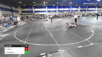 144 lbs Round Of 16 - Nixon Haas, Savage House Wrestling Club vs Kal-El Fluckiger, Valiant College Prep