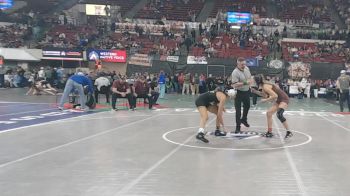 G - 120 lbs Champ. Round 2 - Liberty Boadle, Poplar (Girls) vs Araeya Nelson, Billings West (Girls)