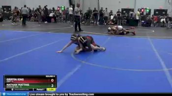 88 lbs Round 6 (10 Team) - Nathan Matthis, Diamond Fish vs Griffin King, Grit