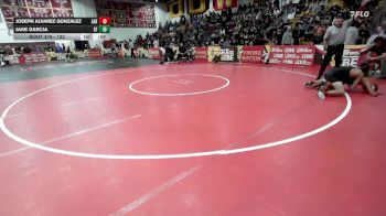 132 lbs Cons. Round 2 - Jake Garcia, Santa Fe vs Joseph Alvarez Gonzalez, Adelanto