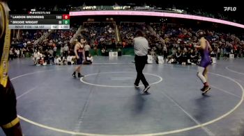 1A 157 lbs Cons. Semi - Brodie Wright, Starmount High School vs Landon Browning, Tarboro High School