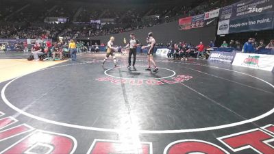 4A Boys 138 lbs Champ. Round 1 - Nathen Fradelis, North Bend Boys vs Jonas Camillo, Cascade Boys