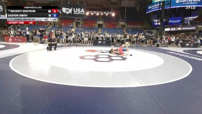 120 lbs Cons. Rd Of 64 - Beckett Edstrom, MN vs Easton Smith, OK