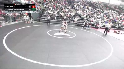 5A 115 lbs Champ. Round 1 - Hannah MacArthur, Clearfield vs Eryn Butz, Northridge