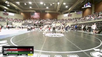 Quarterfinal - Preston Aagard, Juab vs Dusty Thomson, Manti