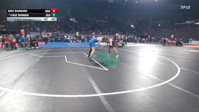 6A Boys 190 lbs Cons. Round 4 - Cole Thomas, Grant Boys vs Max Barnard, North Medford Boys
