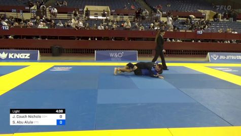 Joshua Couch Nichols vs Samer Abu Alula 2024 Pan IBJJF Jiu-Jitsu No-Gi Championship