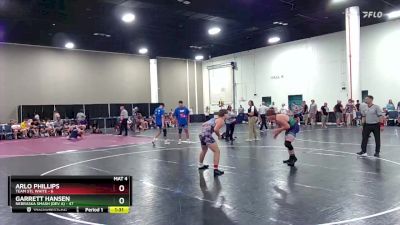 190 lbs Round 1 (6 Team) - Garrett Hansen, Nebraska Smash (Dev A) vs Arlo Phillips, Team STL White