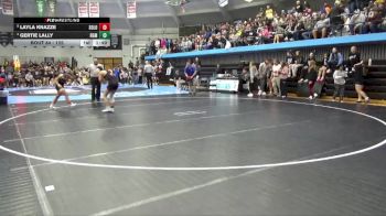 125 lbs Quarterfinal - Layla Knazze, Solon vs Gertie Lally, BGM, Brooklyn