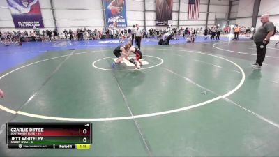 88 lbs Rd# 8- 12:30pm Saturday Final Pool - Jett Whiteley, SELECT Utah vs Czarlie Diffee, SouthWest Elite