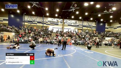 49 lbs 3rd Place - Axel Gibson, Team Guthrie Wrestling vs Easton Klinglesmith, Perry Wrestling Academy