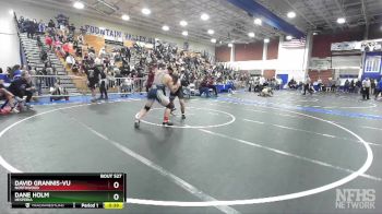 190 lbs Cons. Round 5 - David Grannis-Vu, Northwood vs Dane Holm, Hesperia