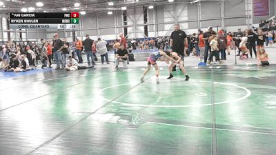 58 lbs Cons. Quarters - Kai Garcia, Punisher Wrestling Company vs Ryker Shuler, Mat Demon Wrestling Club