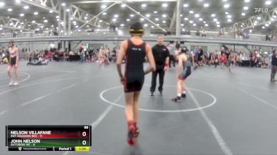 88 lbs Round 3 (4 Team) - Nelson Villafane, Mat Assassins Red vs John Nelson, Outsiders WC