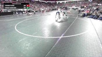 D3-132 lbs 3rd Place Match - Roger Flege, Aquinas vs Izaiah Sanchez, Shiocton