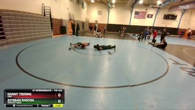 119-123 lbs Round 5 - Danny Tsering, Erie vs Esteban Rascon, Greeley West