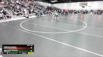 138 lbs Quarterfinal - Bryston Scoles, Kewaskum vs Tristan North, West Allis Nathan Hale