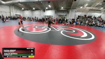 155 lbs Champ. Round 2 - Kaelyn Ronnau, Cheyenne East vs Olivia Herget, Cheyenne Central