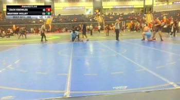 285 lbs Cons. Round 3 - Brayden Holley, Central Baptist (Ark.) vs Zach Knowles, Keiser University