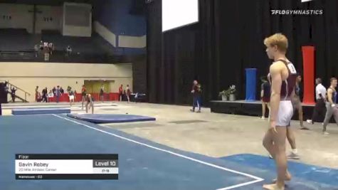 Gavin Robey - Floor, 20 Mile Athletic Center - 2021 USA Gymnastics Development Program National Championships