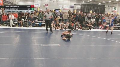 92 lbs Champ. Rd Of 32 - Vincent Zeiher, Super D Wrestling vs David Sargsyan, Soflo