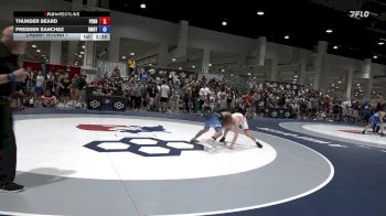 57 lbs Champ. Round 1 - Thunder Beard, Pennsylvania vs Presden Sanchez, DMV RTC