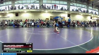 67 lbs Champ. Round 1 - William Sappa-Jennings, Jennings County Wrestling Club vs Gabriel Nieto, Kokomo Wildkat Wrestling Club