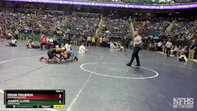 3A 126 lbs Cons. Round 2 - Omari Figueroa, Eastern Guilford vs Joseph Lloyd, Union Pines