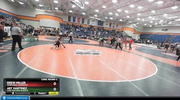 141 lbs Cons. Round 2 - Drew Miller, Heidelberg University vs Art Martinez, Case Western Reserve