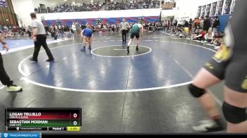 220 lbs Champ. Round 1 - Sebastian Mosman, Lake City vs Logan Trujillo, Coeur D Alene