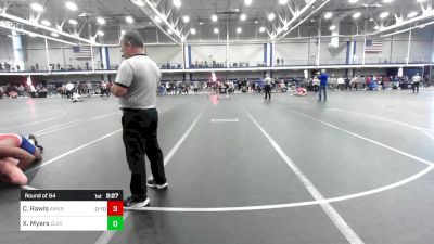 197 lbs Round Of 64 - Carsten Rawls, American University vs Xander Myers, Cleveland State