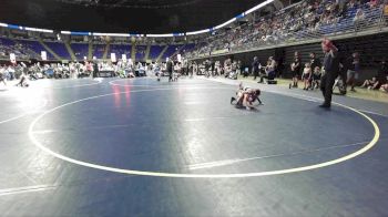 55 lbs 7th Place - Maya Campbell, Mercer vs Felicity Evans, Upper Perkiomen