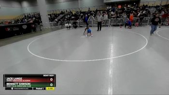 59 lbs Quarterfinal - Jack Lange, Sebolt Wrestling Academy vs Bennett Dawson, Team Tulsa Wrestling Club