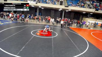 120 lbs Champ. Round 3 - Cole Forsyth, Unattached vs Enrique Garcia, Unattached