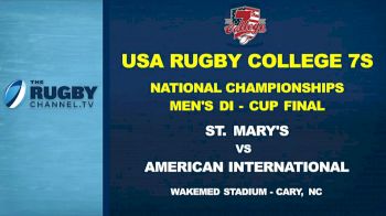 Collegiate Sevens Men's DI Cup Final St. Mary's vs AIC