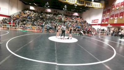 95-101 lbs Quarterfinal - Arianna Roth, Lander Middle School vs Autumn Kleinfeldt, Powell Middle School