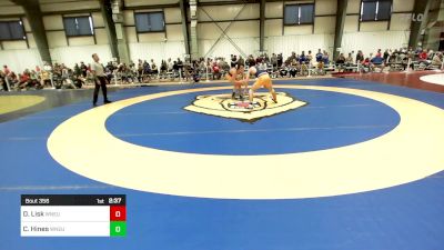 157 lbs Consi Of 16 #2 - David Lisk, Western New England vs Cam Hines, Western New England