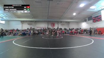 145 lbs Cons. Round 4 - Kyzie Potter, Bear River vs Emily Marquez, Canon City
