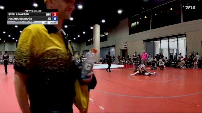 120 lbs Quarterfinal - Juliana Eldridge, Alpha Elite Academy vs Stella Harper, Grappling House Wrestling Club
