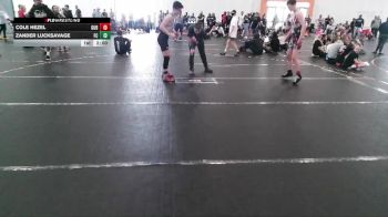 135 lbs Round 5 (6 Team) - Zander Lucksavage, Full Circle vs Cole Hezel, Georgia United Blue