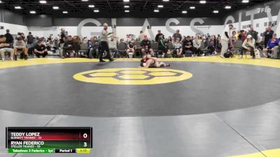 65 lbs Round 4 (6 Team) - Ryan Federico, Steller Trained vs Teddy Lopez, Burnett Trained