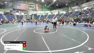 53 lbs Rr Rnd 2 - Robert Urquides Swann, Top Notch WC vs Trayton Rogge, Pueblo County WC