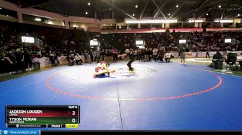 190 lbs Quarterfinal - Tyson Moran, White River vs Jackson Lougen, Camas