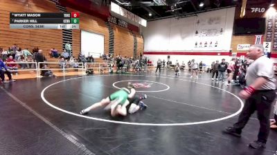 132 lbs Cons. Semi - Wyatt Mason, Thunder Basin vs Parker Hill, Kelly Walsh