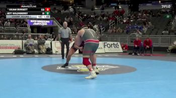 215 lbs Champ. Round 1 - Julian Burgett, Fishers vs Jett Goldsberry, Heritage Hills