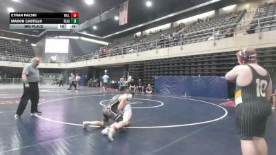136 lbs 3rd Place - Ethan Palski, Williamsport vs Mason Castillo, Reading